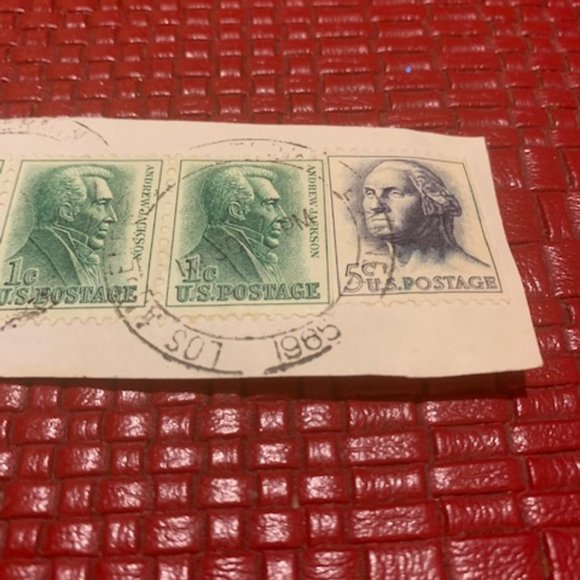 Other - 1960's George Washington 5 Cent Stamp United States Postage & Andrew Jackson 1c